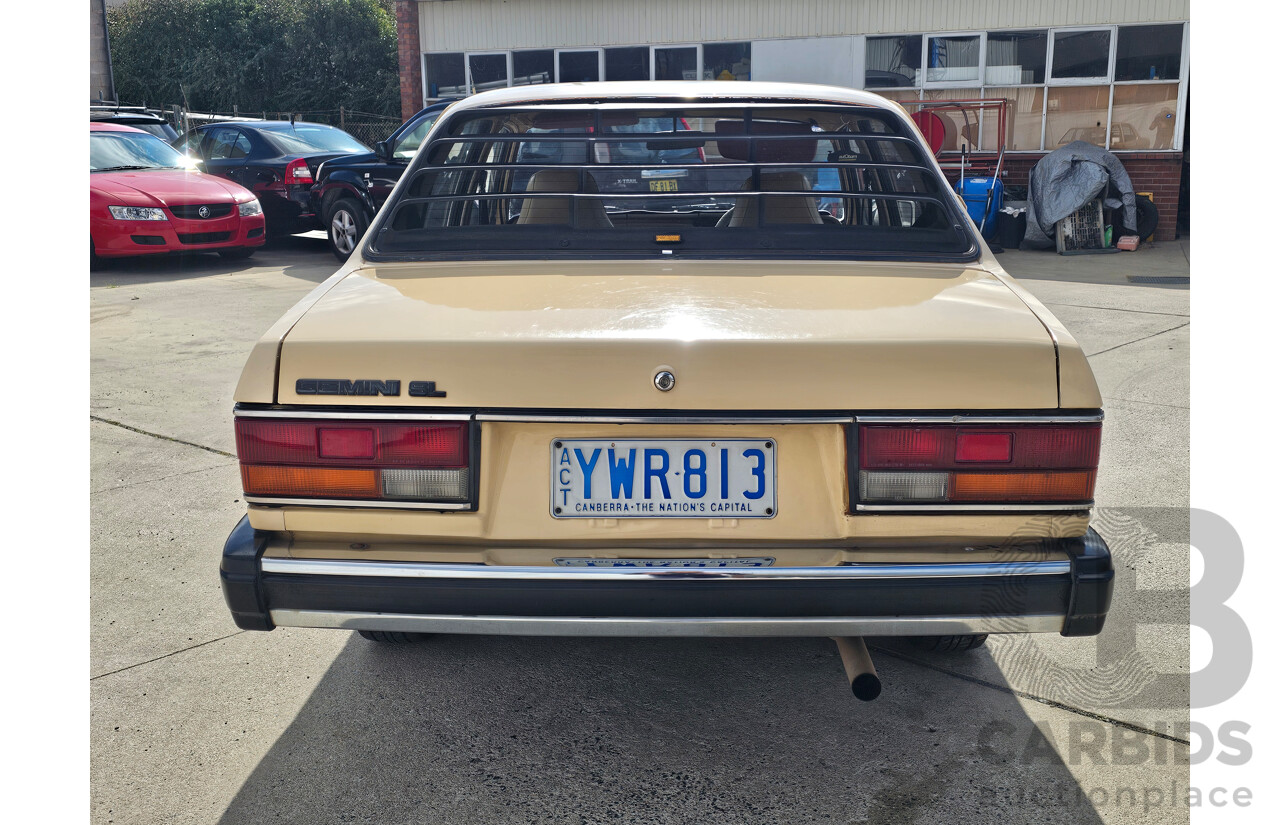 4/1980 Holden Gemini SL TE 4d Sedan Beige 1.6L