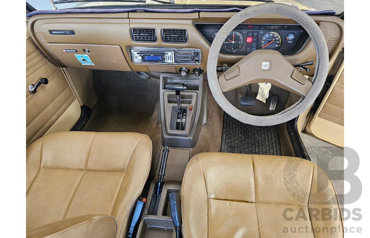 4/1980 Holden Gemini SL TE 4d Sedan Beige 1.6L