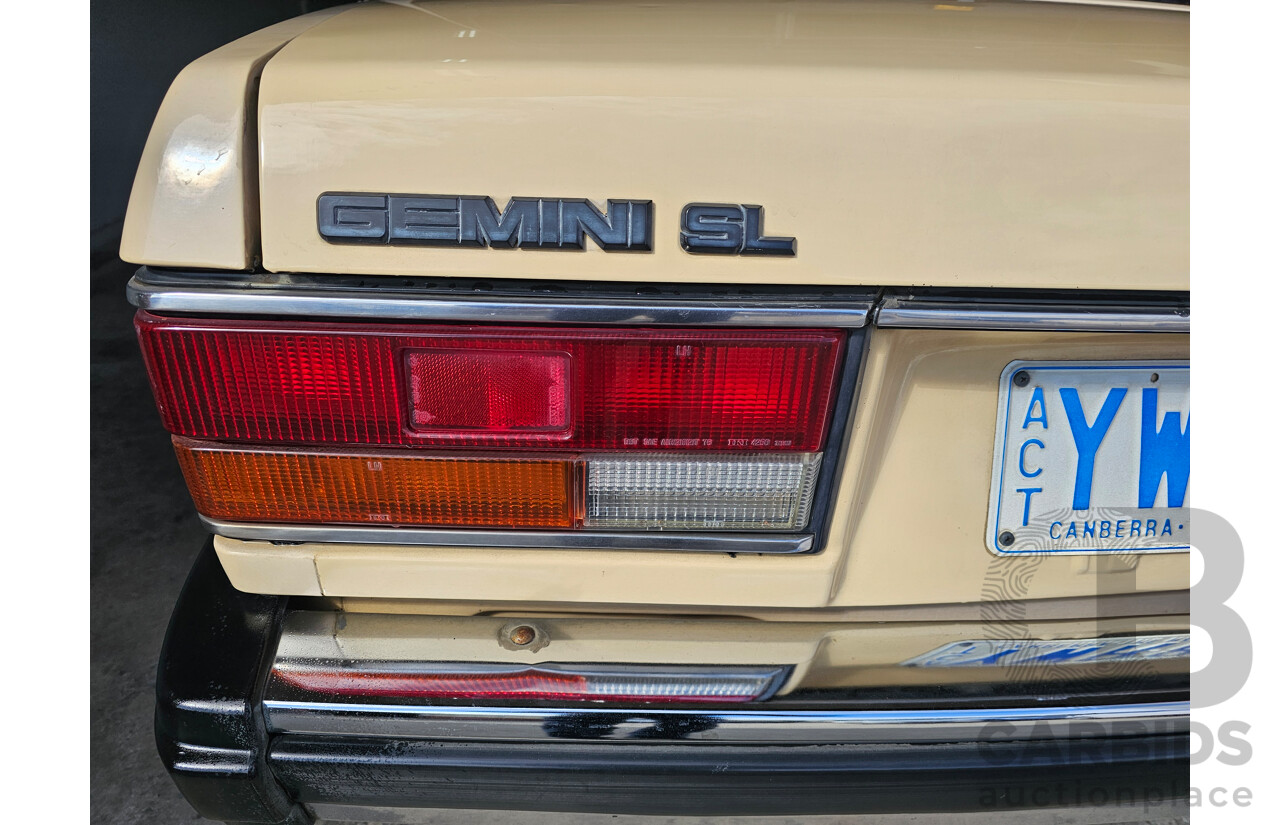 4/1980 Holden Gemini SL TE 4d Sedan Beige 1.6L