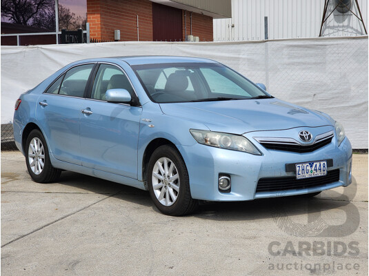 1/2010 Toyota Camry Hybrid AHV40R 4d Sedan Blue 2.4L