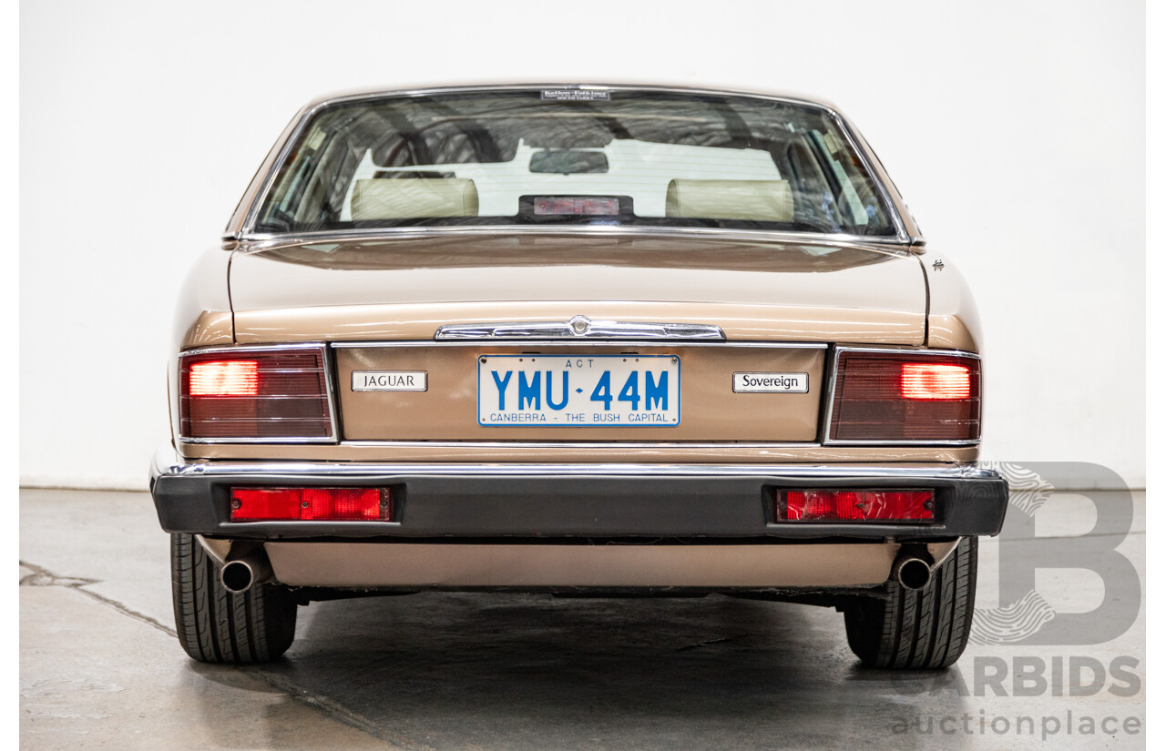 06/1991 Jaguar Sovereign JH 4d Sedan Metallic Bronze 4.0L