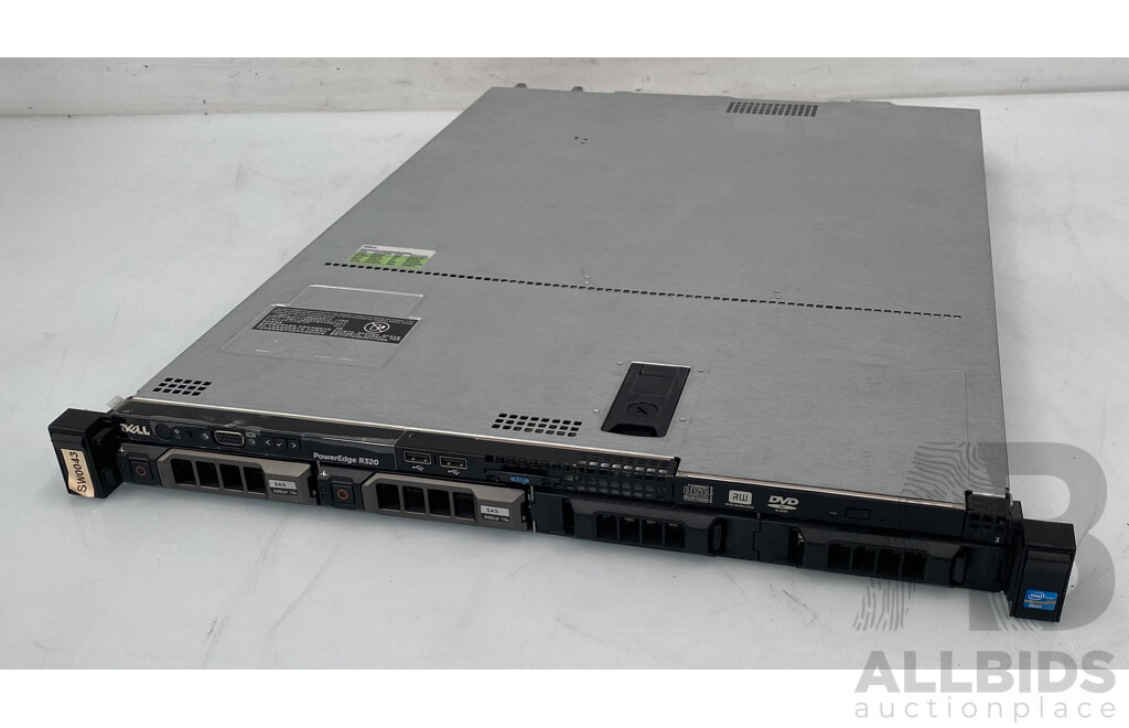 Dell PowerEdge R320 Intel Xeon (E5-2403) 1.80GHz 4-Core CPU 1RU Server