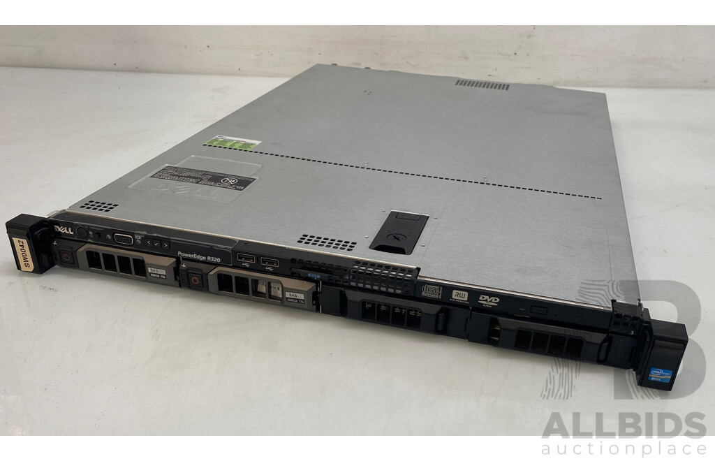 Dell PowerEdge R320 Intel Xeon (E5-2403) 1.80GHz 4-Core CPU 1RU Server