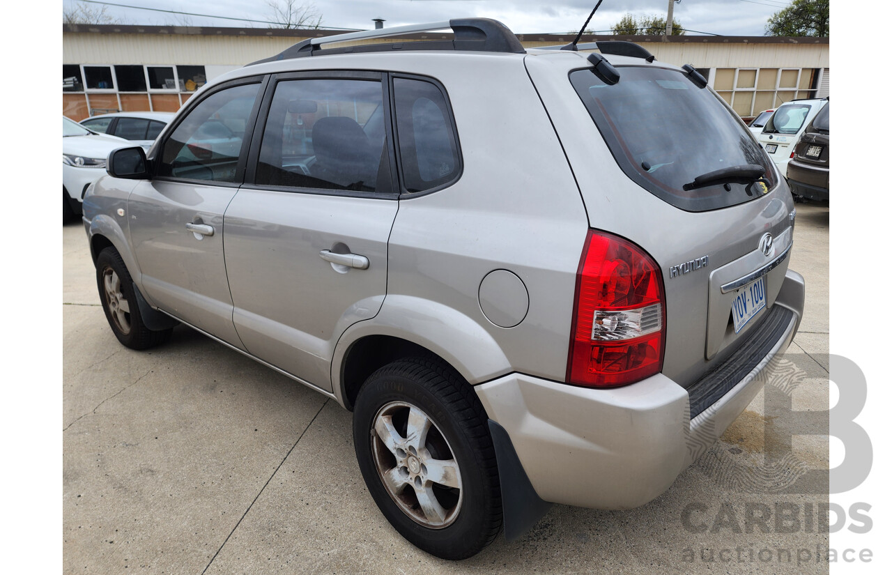 3/2009 Hyundai Tucson CITY SX 08 UPGRADE 4d Wagon Silver Or Chrome 2.0L