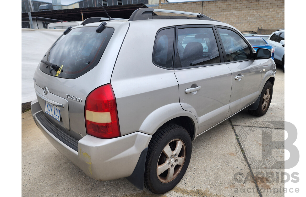 3/2009 Hyundai Tucson CITY SX 08 UPGRADE 4d Wagon Silver Or Chrome 2.0L