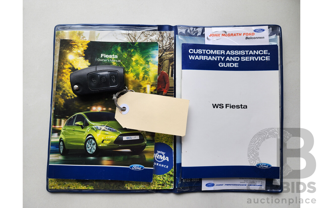 1/2010 Ford Fiesta CL WS 5d Hatchback Green 1.4L