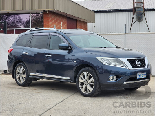 6/2016 Nissan Pathfinder Ti (4x4) R52 MY15 4d Wagon Blue 3.5L