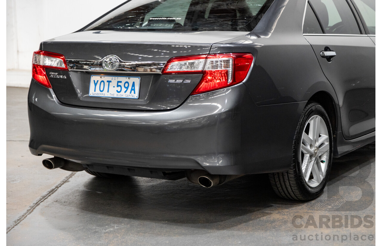 12/2011 Toyota Camry Atara S ASV50R 4d Sedan Graphite Grey 2.5L