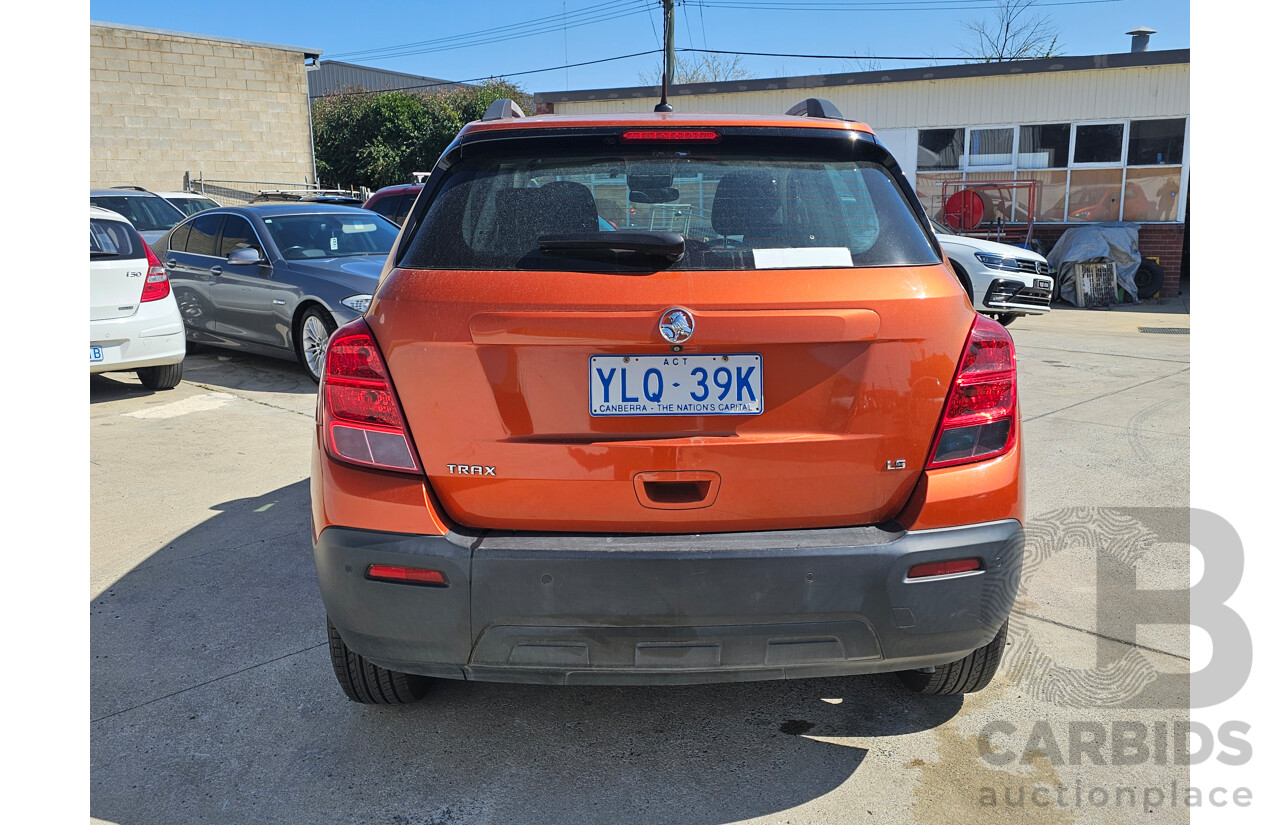 11/2015 Holden Trax LS TJ MY15 4d Wagon Orange 1.8L