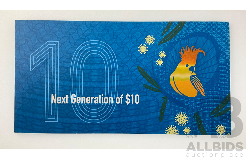 Australian RBA 2017 Next Generation UNC Ten Dollar Note AJ170630456