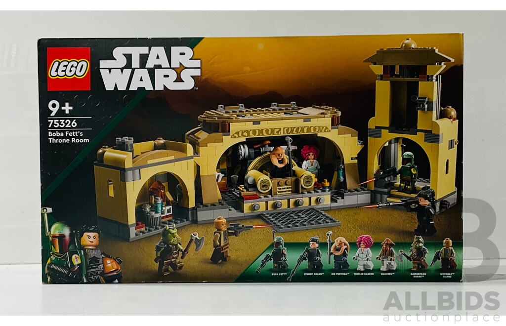 New in Box LEGO Star Wars Boba Fett’s Throne Room 75326