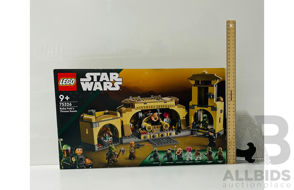 New in Box LEGO Star Wars Boba Fett’s Throne Room 75326