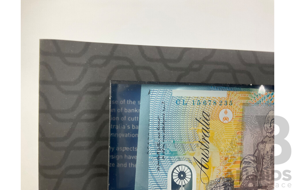 Australian 2017 Two Generations of Ten Dollar Polymer Banknotes