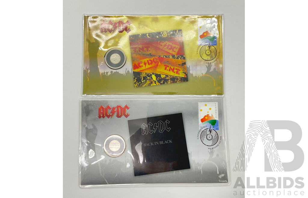 Australian 2020 Commemorative AC/DC PNCs Including TNT and Back in Black