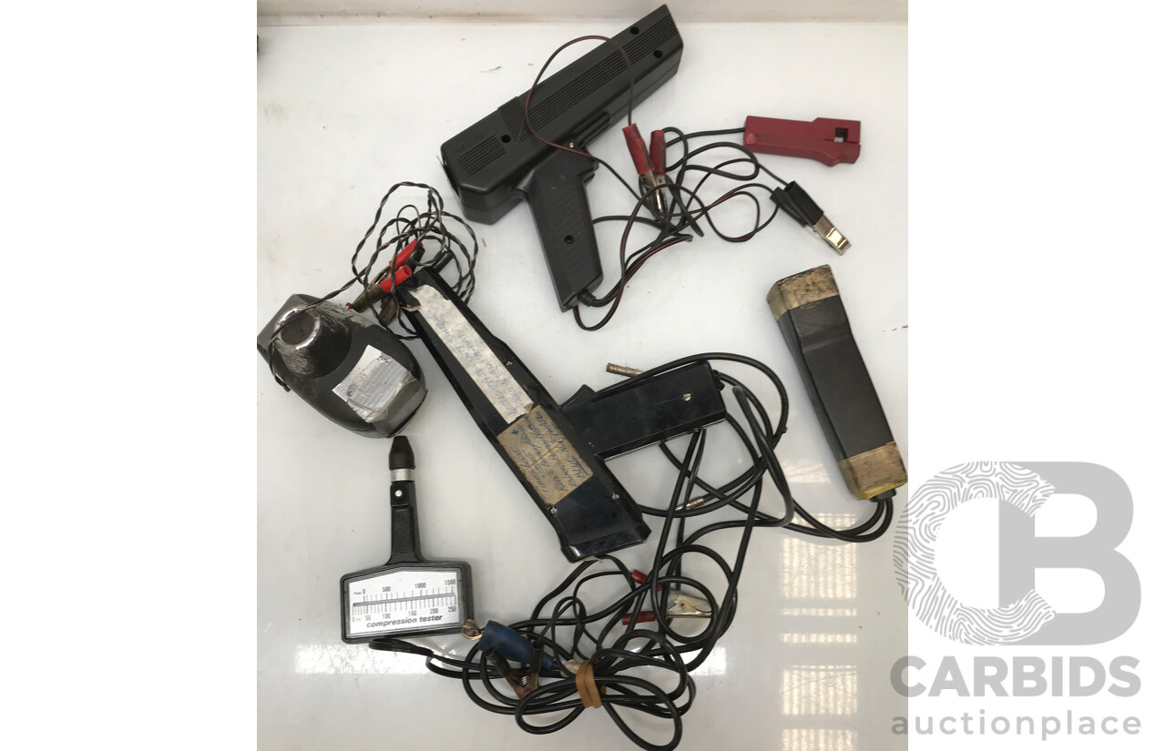 Assorted Corded Tools and Timing Light Kit