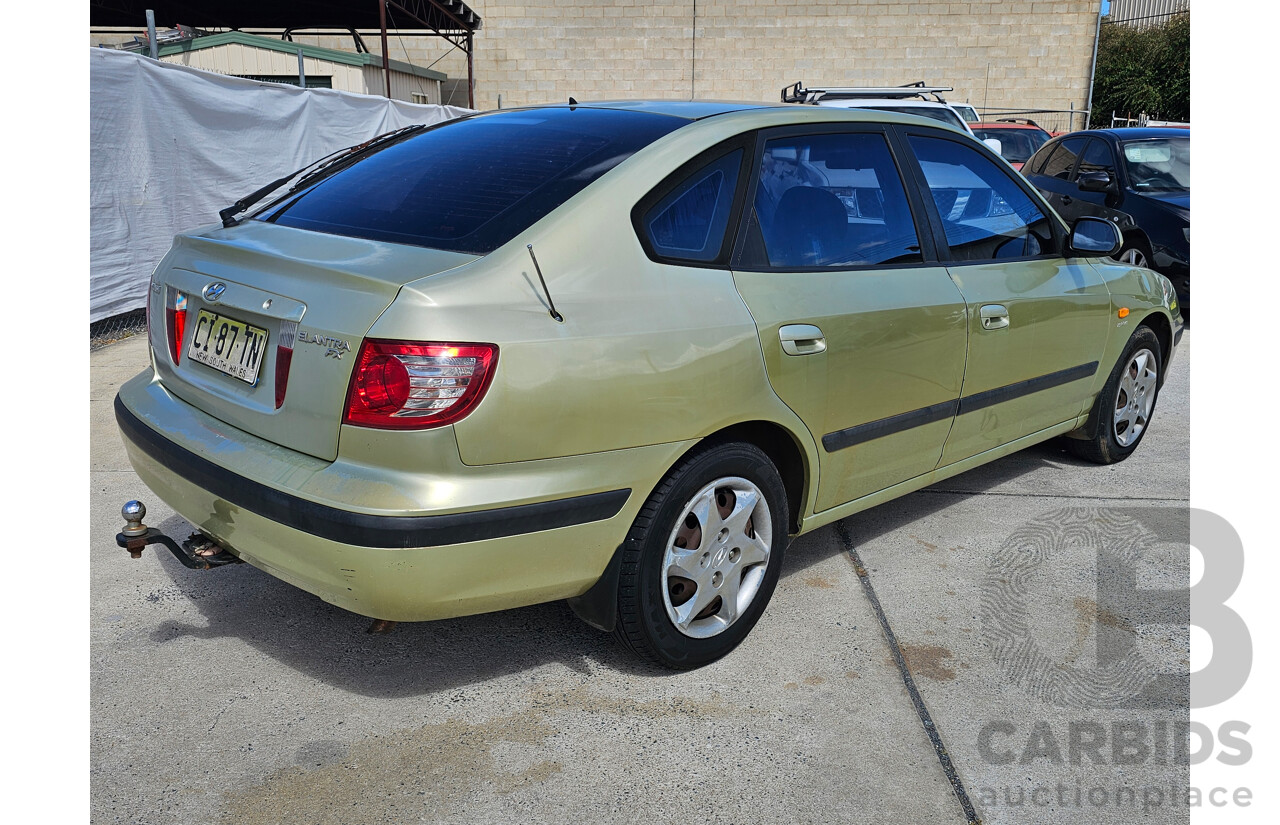 12/2005 Hyundai Elantra 2.0 HVT XD 05 UPGRADE 5d Hatchback Green 2.0L