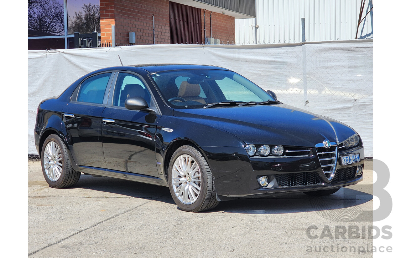 5/2010 Alfa Romeo 159 2.2 JTS MY09 4d Sedan Black 2.2L