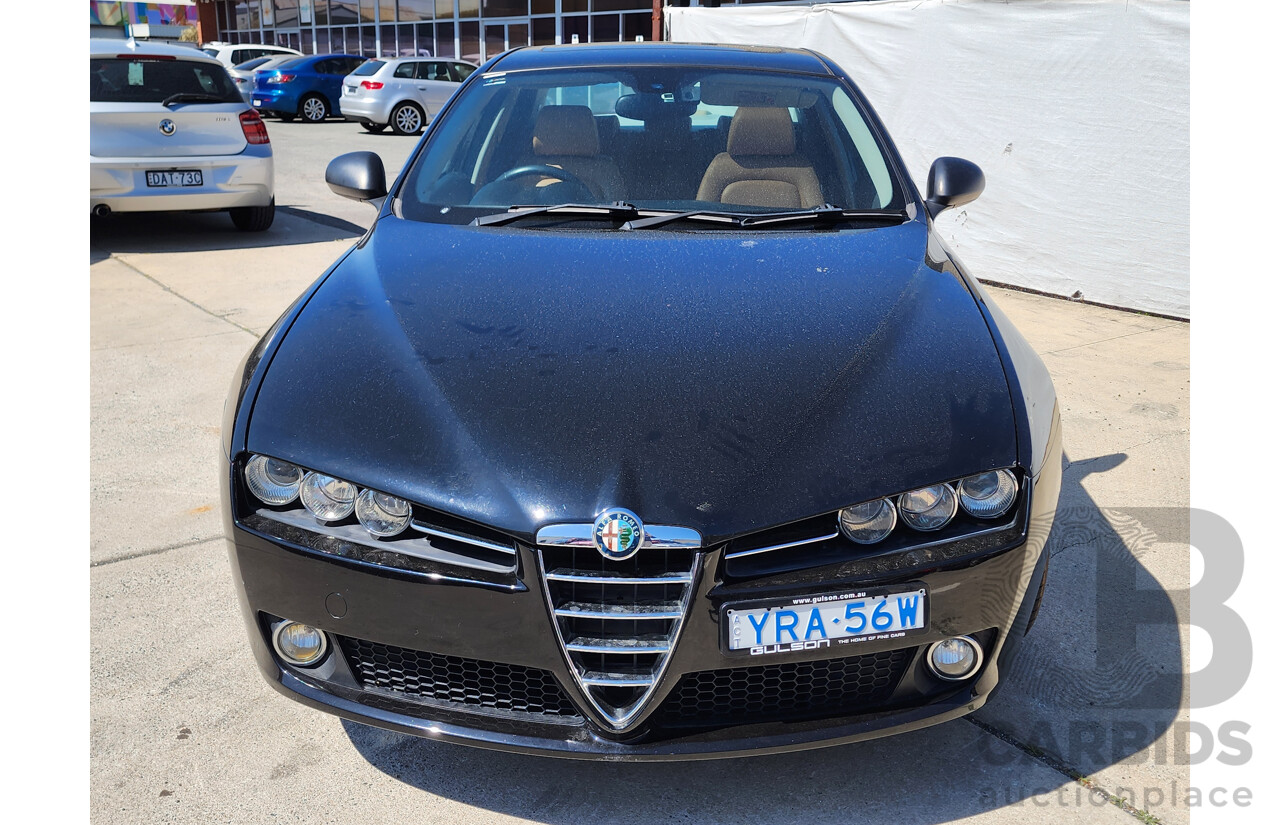 5/2010 Alfa Romeo 159 2.2 JTS MY09 4d Sedan Black 2.2L