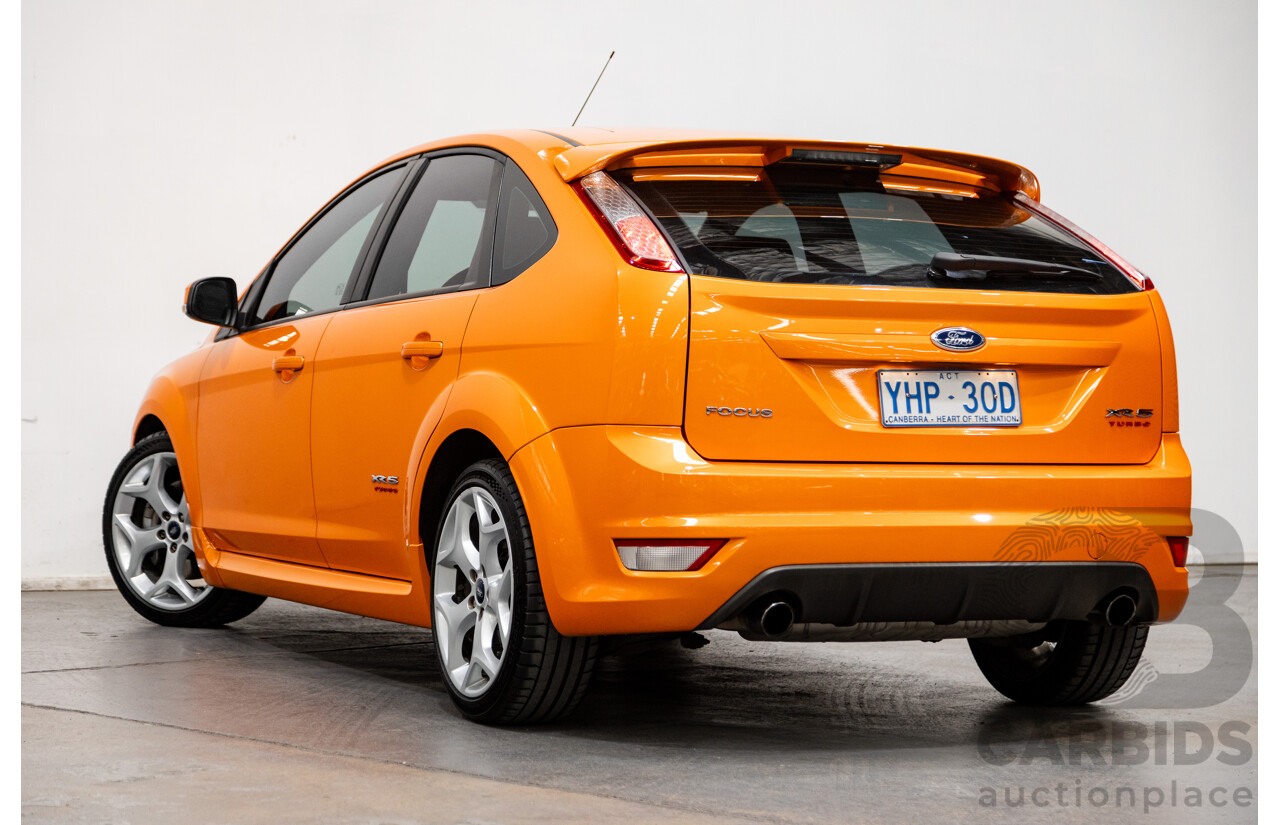 10/2010 Ford Focus XR5 Turbo LV 5d Hatchback Electric Orange 2.5L