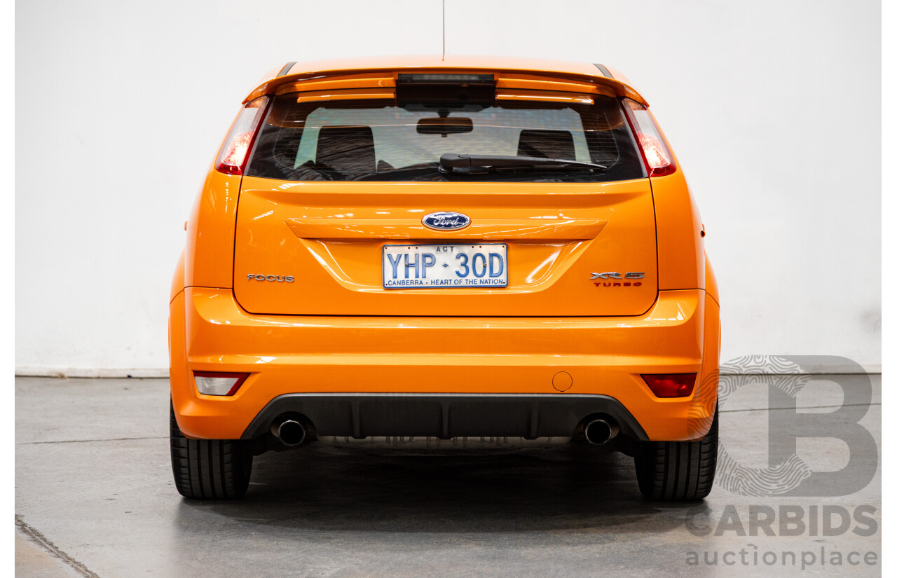 10/2010 Ford Focus XR5 Turbo LV 5d Hatchback Electric Orange 2.5L