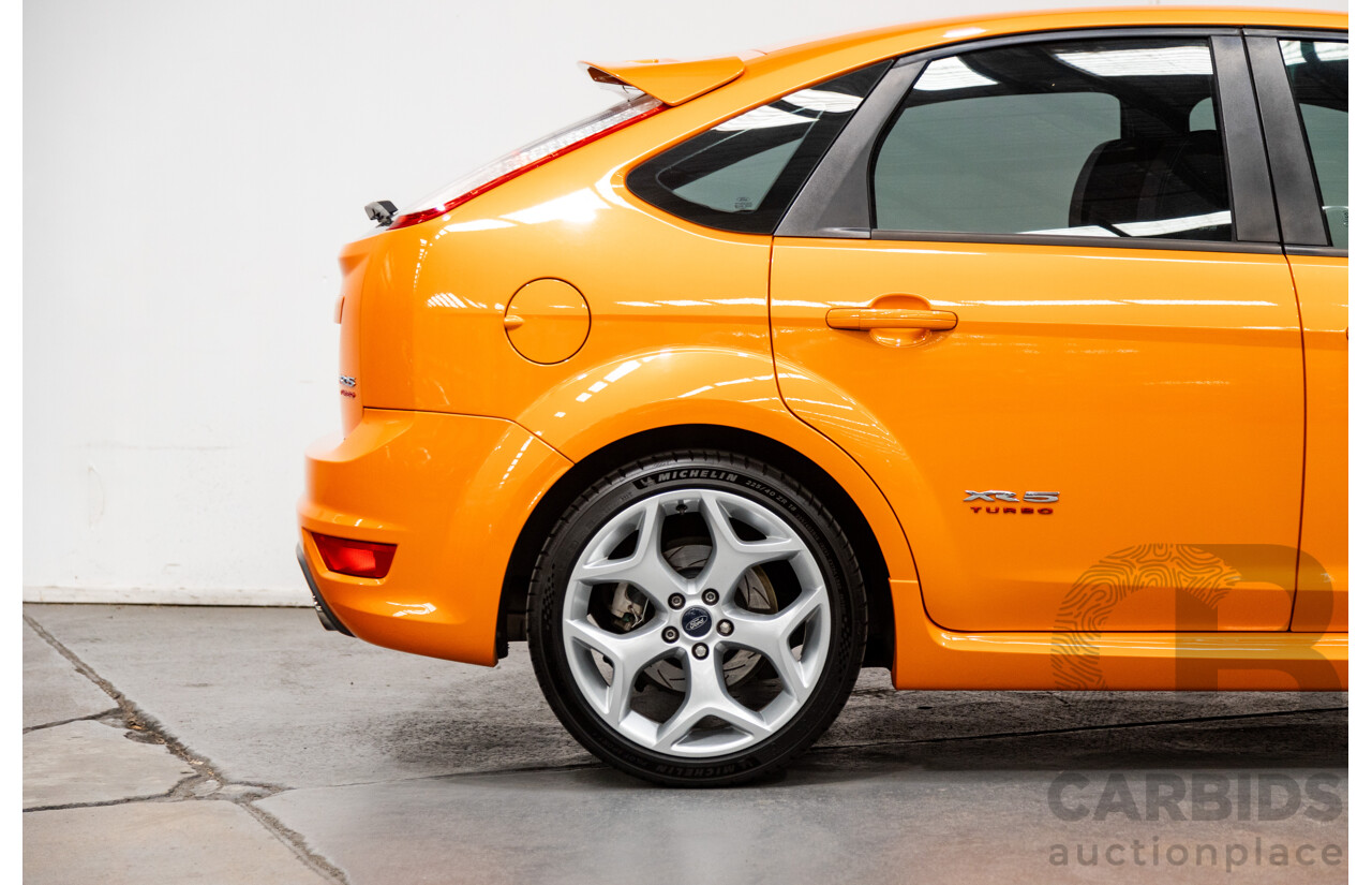 10/2010 Ford Focus XR5 Turbo LV 5d Hatchback Electric Orange 2.5L