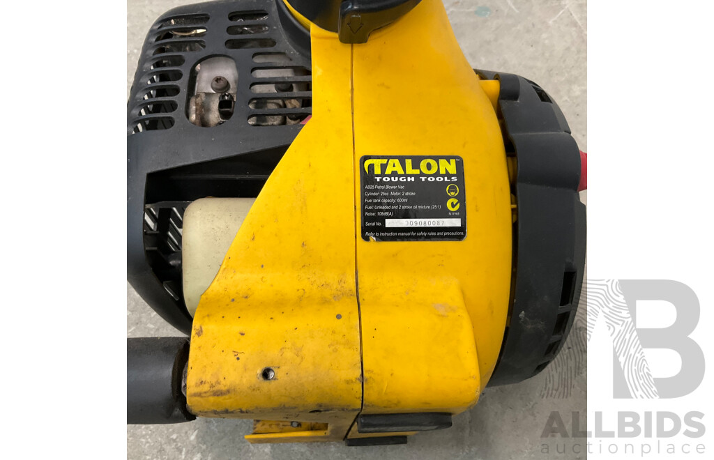 McCULLOCH MT265 CPS Trimmer & TALON 25cc Petrol Blower AB25