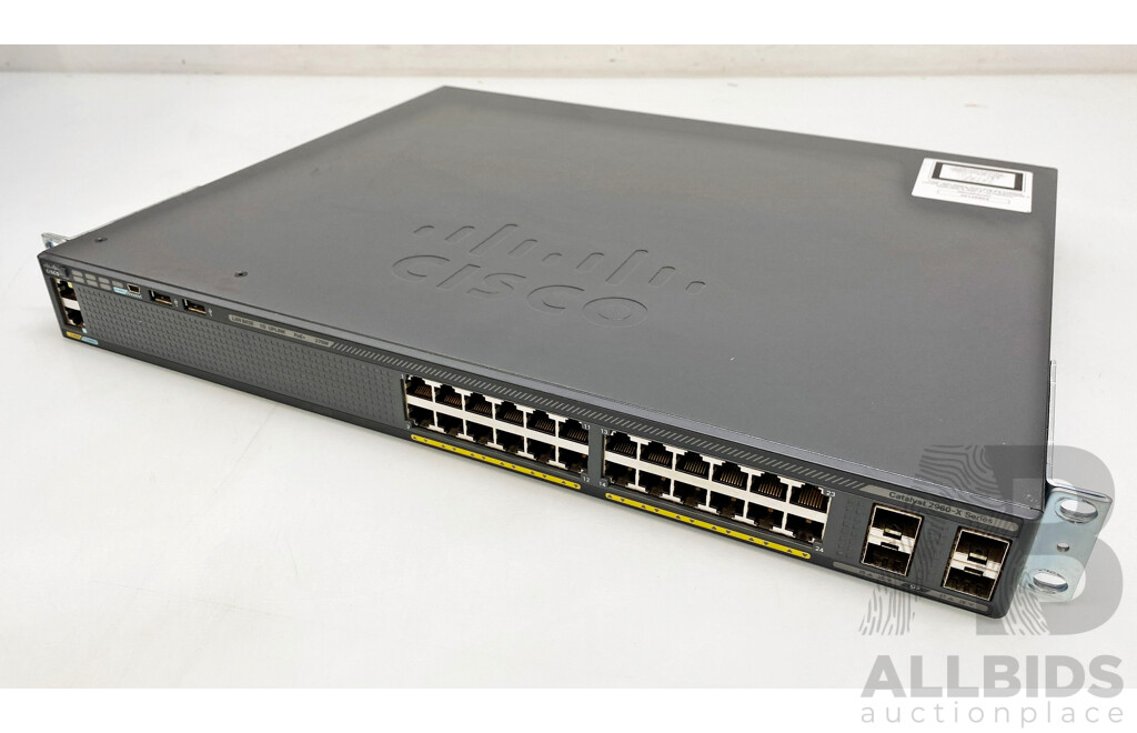 Cisco (WS-C2960X-24PS-L) Catalyst 2960-X Series 24-Port Gigabit PoE+ Switch