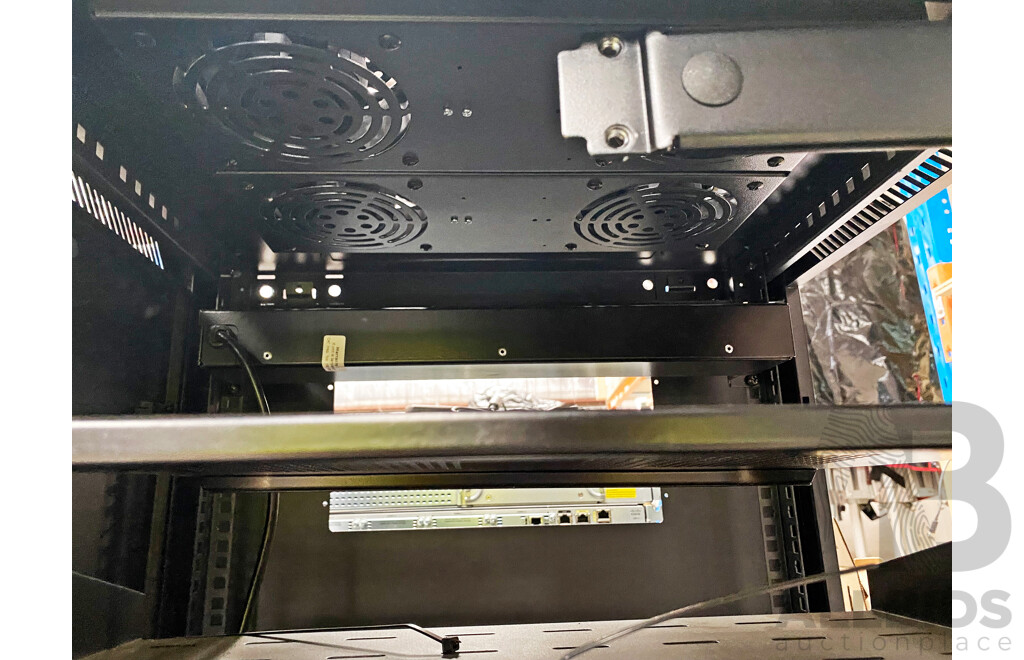 RWS 12RU Server Cabinet W/ Fans