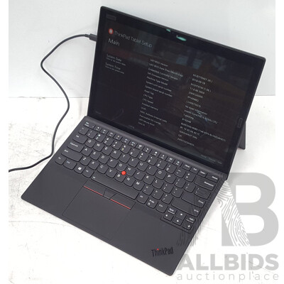 Lenovo ThinkPad X1 Tablet Gen3 Intel Core i5 (8250U) 1.60GHz-3.40GHz 4-Core CPU 13-Inch Touchscreen Detachable Laptop