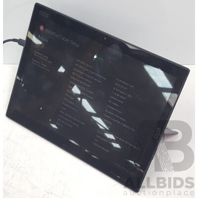 Lenovo ThinkPad X1 Tablet Gen3 Intel Core i7 (8650U) 1.90GHz-4.20GHz 4-Core CPU 13-Inch Touchscreen Detachable Laptop