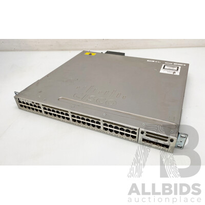 Cisco Catalyst (WS-C3850-48F-L) 3850-48-PoE+ 48-Port Gigabit Managed Switch