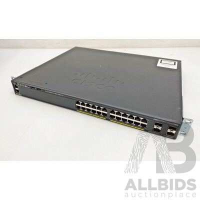 Cisco (WS-C2960X-24PS-L) Catalyst 2960-X Series 24-Port Gigabit PoE+ Switch