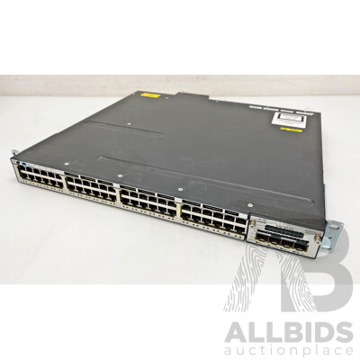 Cisco Catalyst (WS-C3750X-48PF-S) 3750-X Series PoE+ 48-Port Stackable Gigabit Ethernet Switch