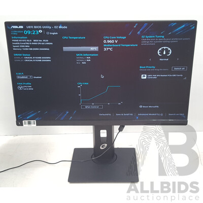 EDsys K40 Pro Intel Core i5 (9400) 2.90GHz-4.10GHz 6-Core CPU 24-Inch All-in-One Desktop