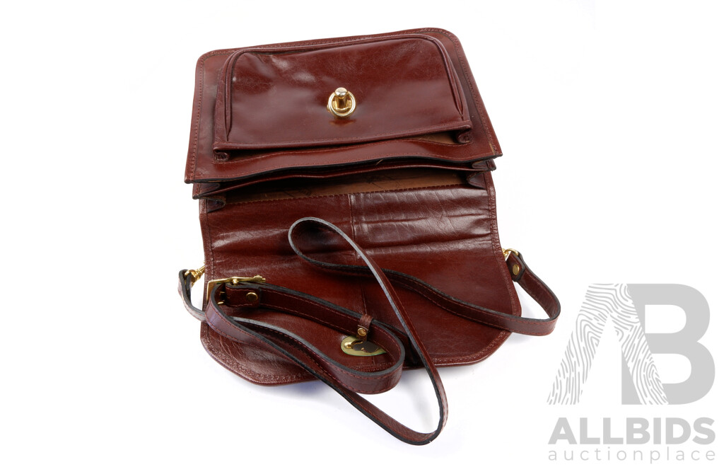 Original Annapelle Buffalo Leather Shoulder Bag in La Laurent Bag