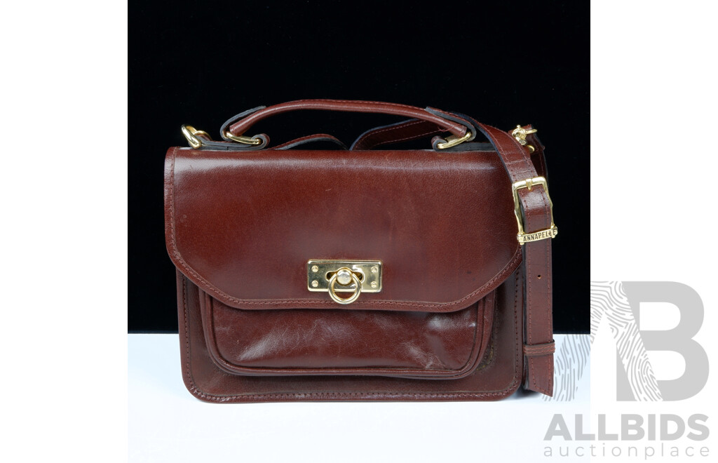 Original Annapelle Buffalo Leather Shoulder Bag in La Laurent Bag