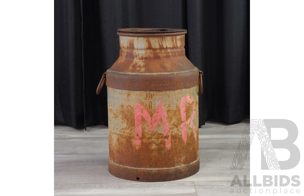 Early Metal Milk Urn