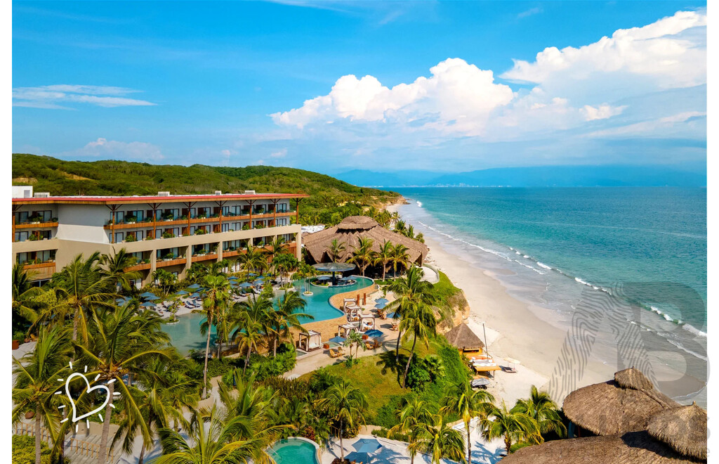 L40 - Oceanfront Siesta - 2 People for 4 Nights - Oceanfront Bliss Beckons at Your Choice of Five-Star, All-Inclusive Luxury Resort in Banderas Bay or Nuevo Nayarit.