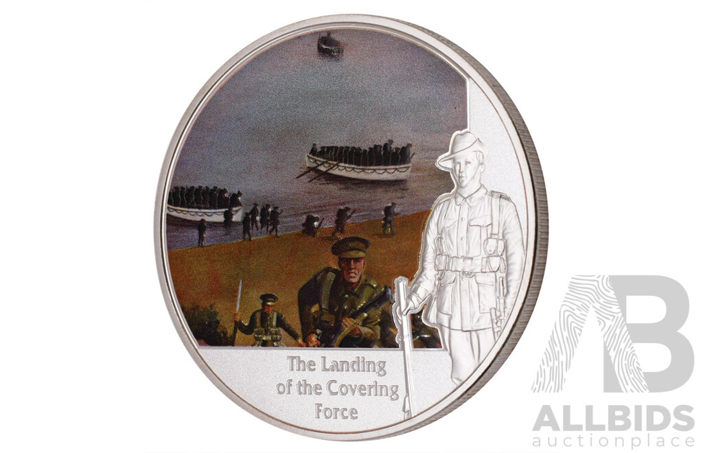 L68 - Military Shop - The Landing, Set of Six Limited Edition Medallions  SoG 12