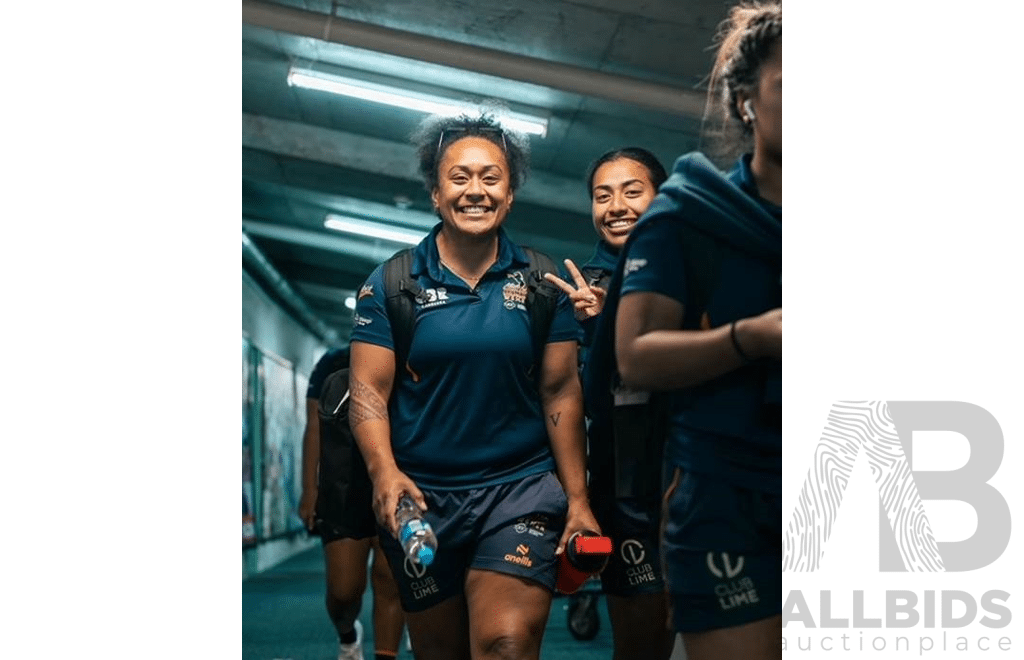 L71 - 2024 ACT Brumbies Super Rugby Pacific Jersey Signed By the Entire Squad and Head Coach, Steve Larkham &  2024 ACT Brumbies Super Rugby Women’s Jersey Signed By the Entire Squad and Head Coach, Scott Fava.