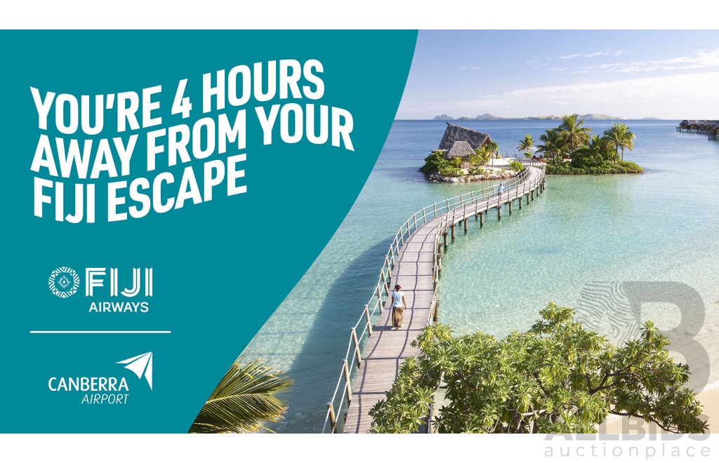 L9 - Canberra Airport & Fiji Airways - $500 Fiji Flights Voucher