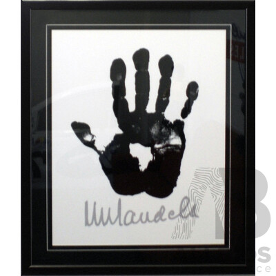 L36 - Nelson Mandela   'Hand of Hope' Print