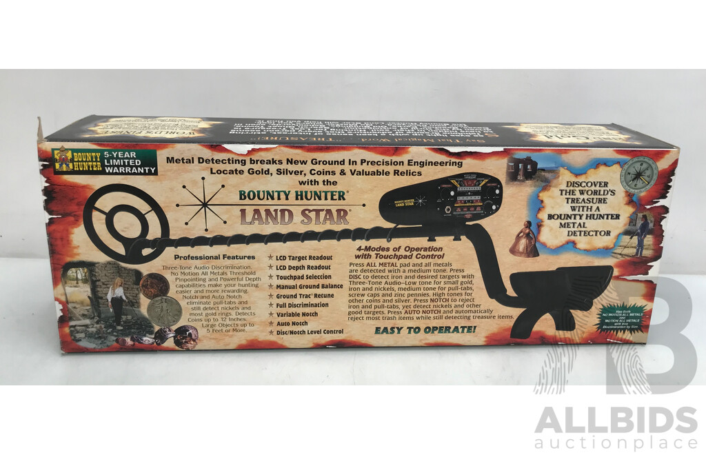 Bounty Hunter Land Star Metal Detector