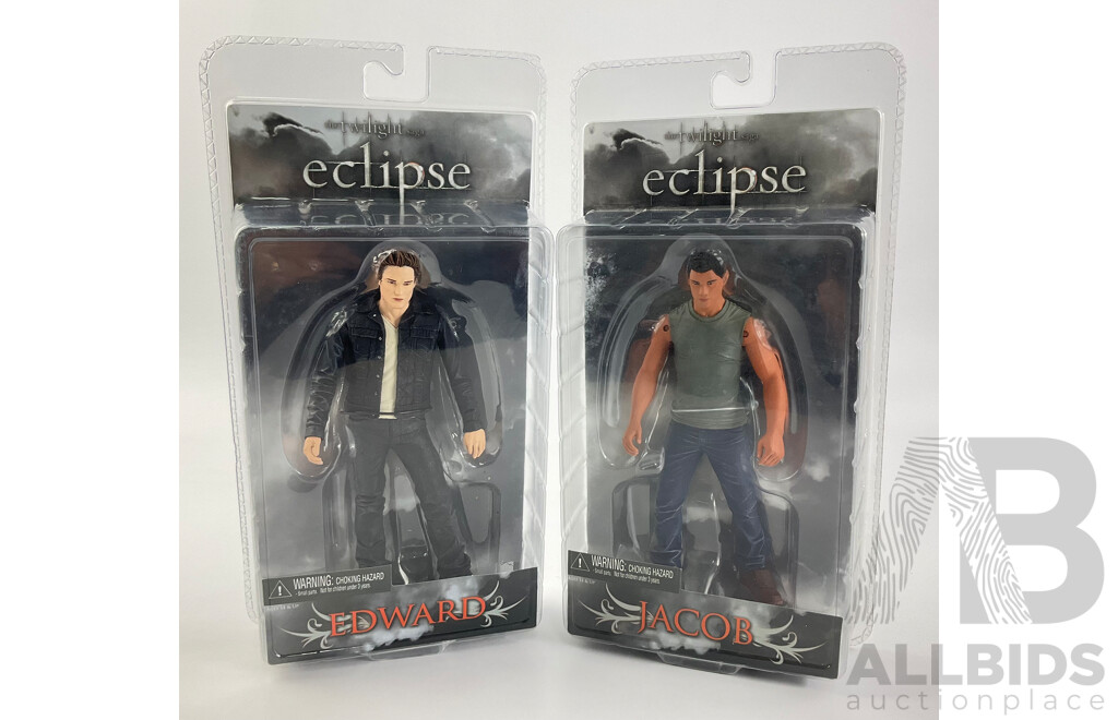 Reel Toys Twilight Eclipse Edward and Jacob Dolls