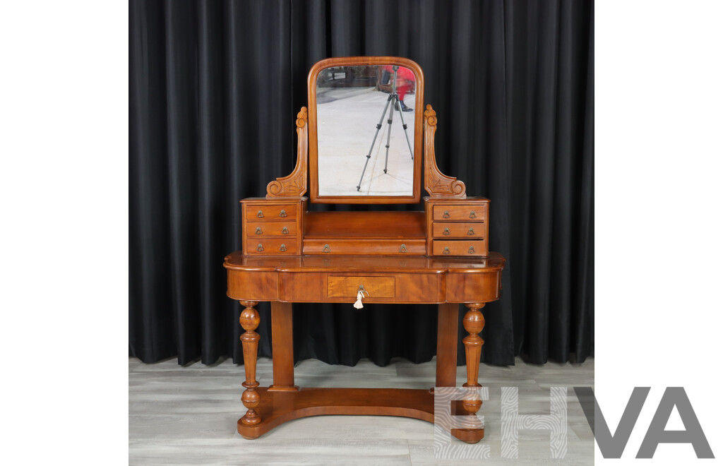 Late Victorian Mirrored Back Dresser