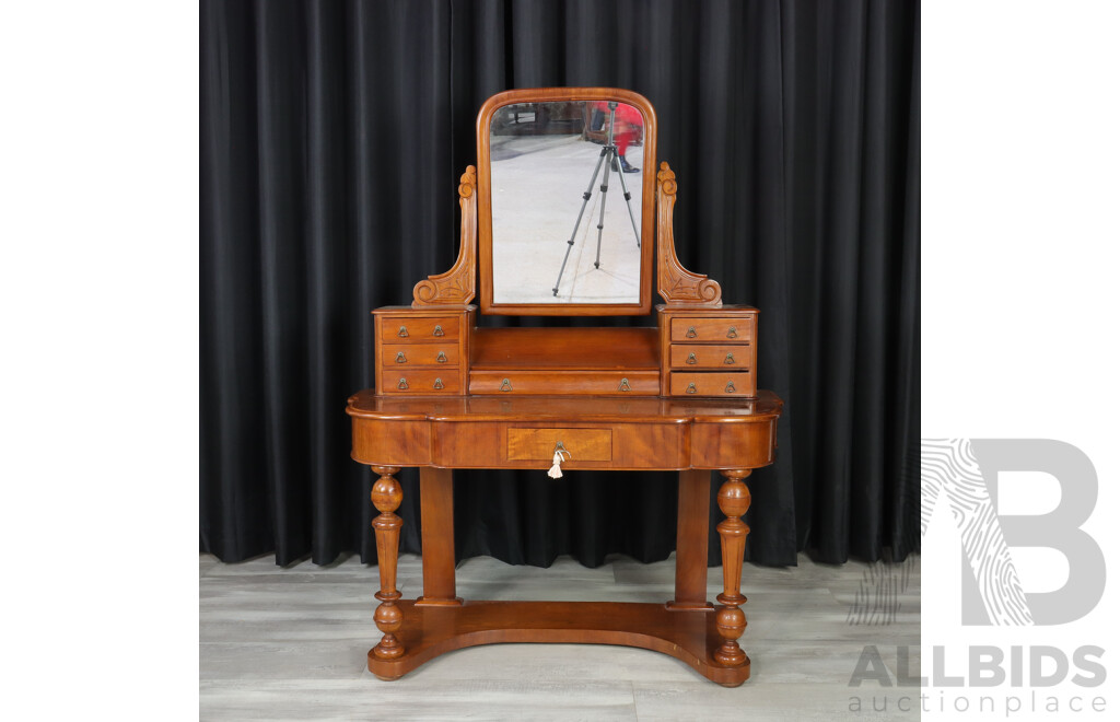 Late Victorian Mirrored Back Dresser