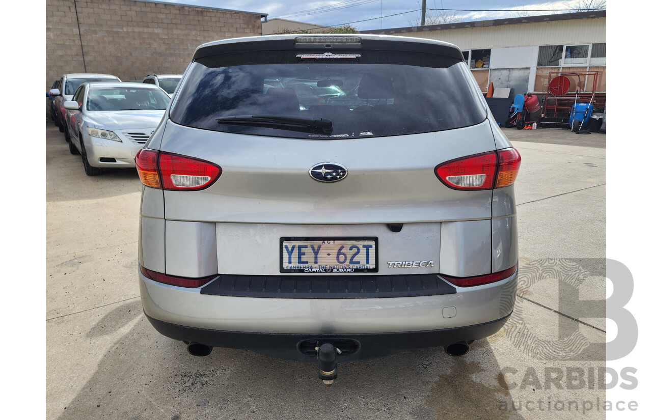 5/2007 Subaru Tribeca 3.0R Premium (5 Seat) MY07 4d Wagon Silver Or Chrome 3.0L