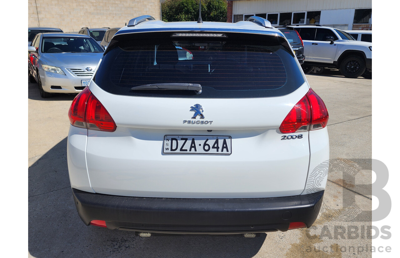 9/2016 Peugeot 2008 Active  4d Wagon White 1.6L