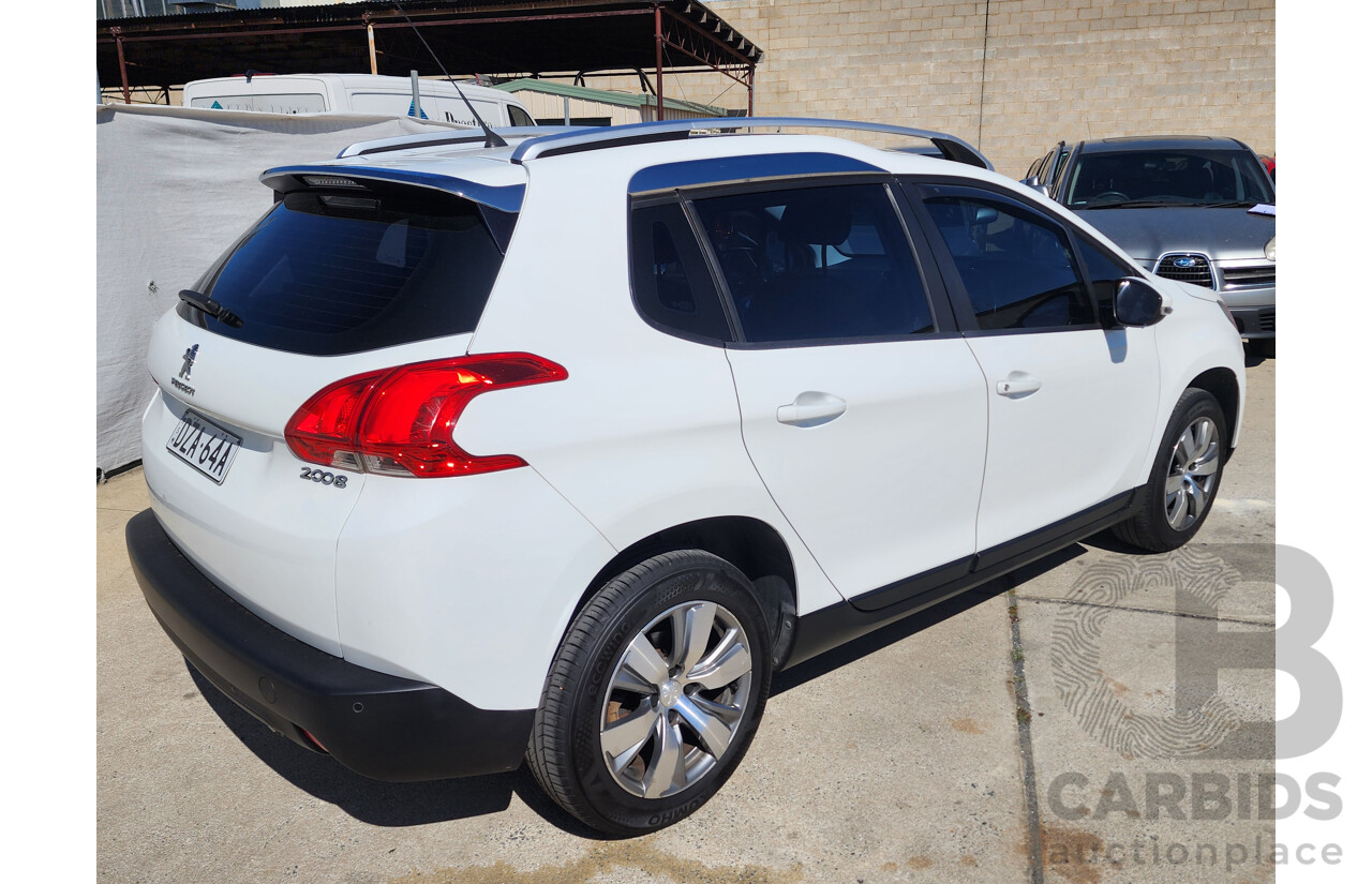 9/2016 Peugeot 2008 Active  4d Wagon White 1.6L