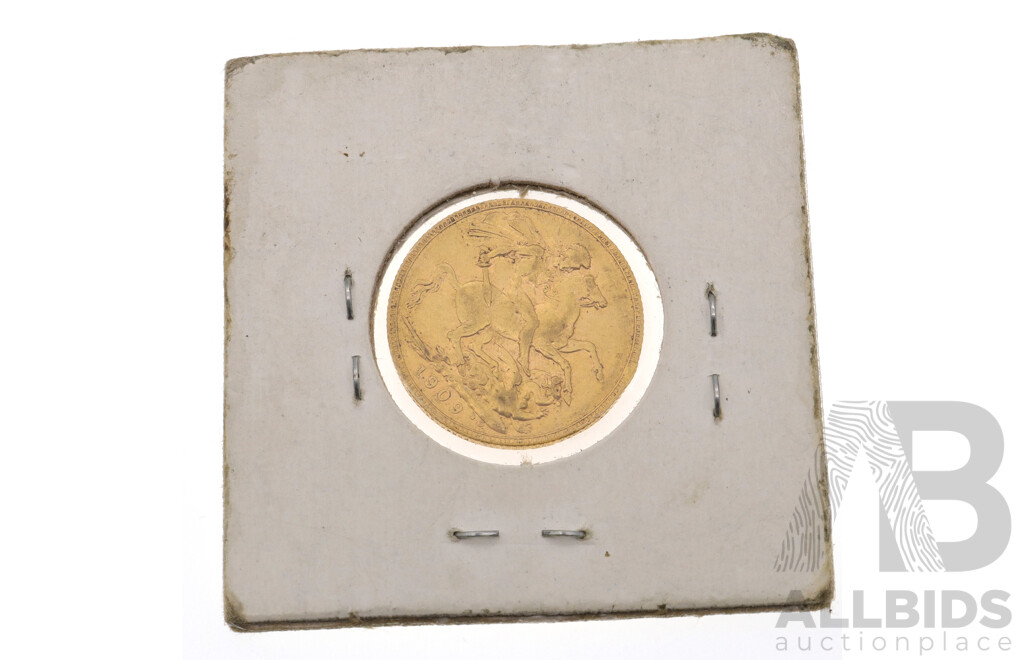 Australian 1909 Perth Edward VII Half Sovereign